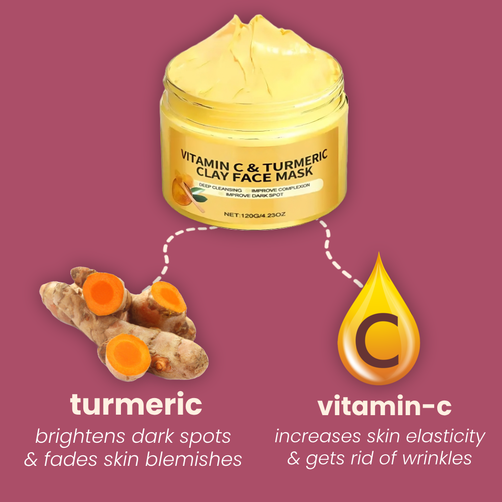 turmeric & vitamin-c clay mask