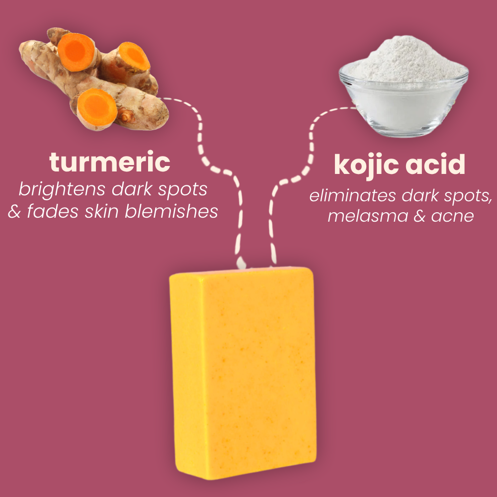kojic acid & turmeric soap bar