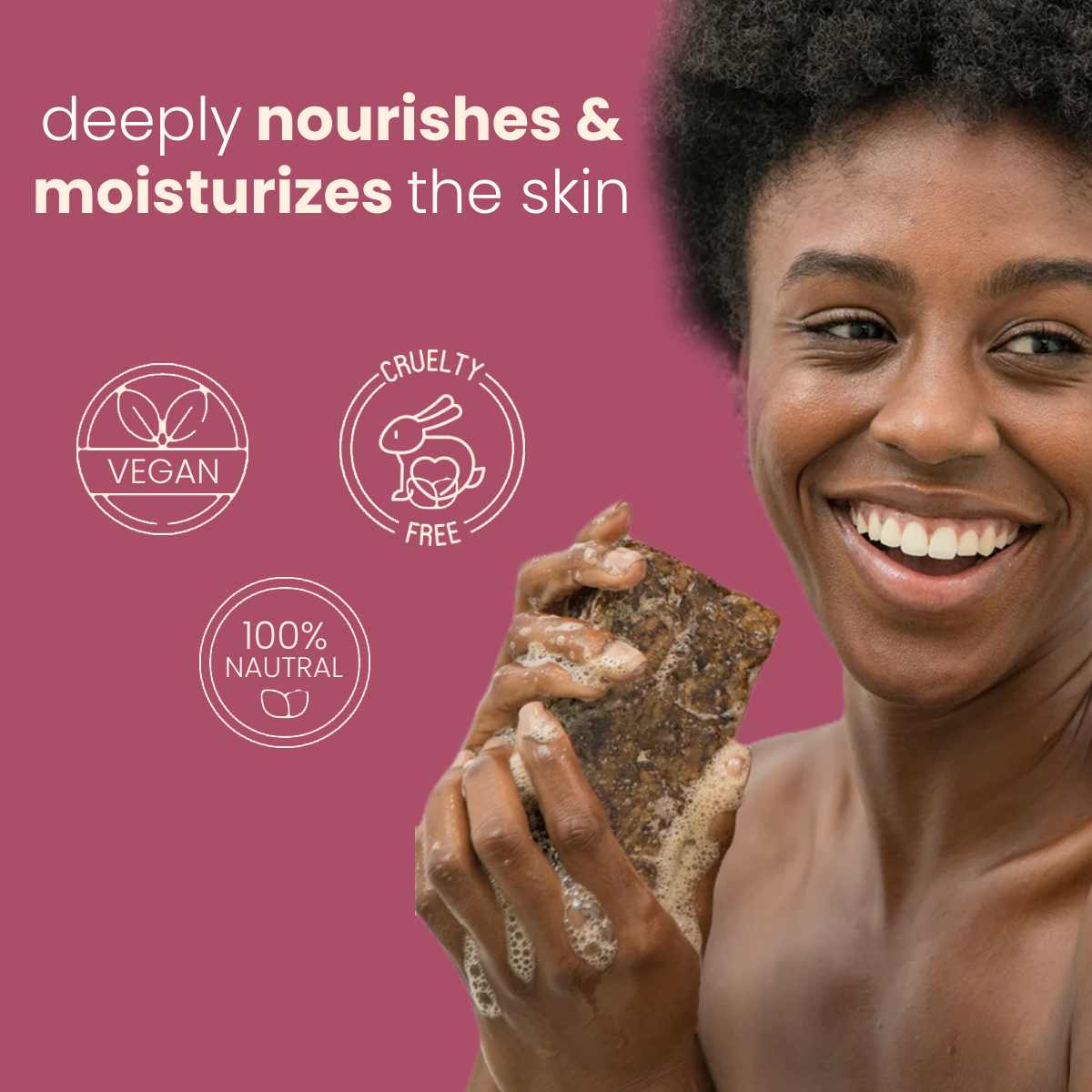 raw african black soap