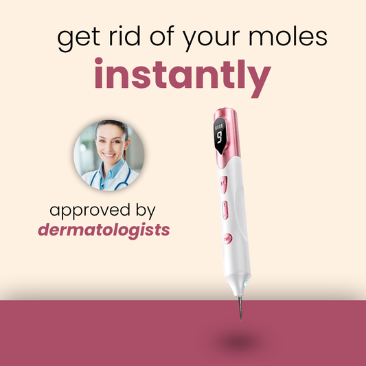 DermaGlow PRO remover pen for moles, age spots, warts & freckles