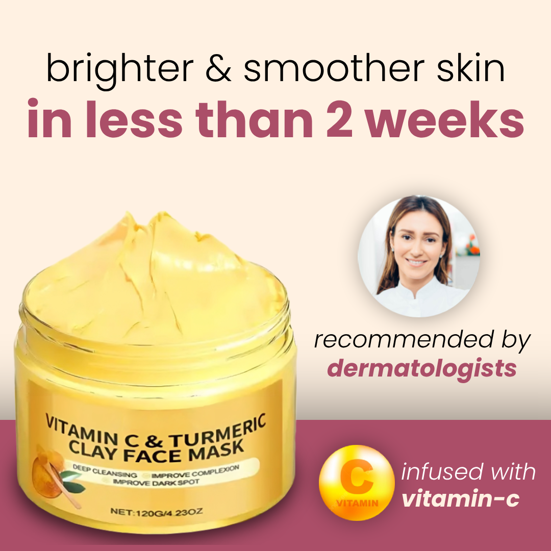turmeric & vitamin-c clay mask