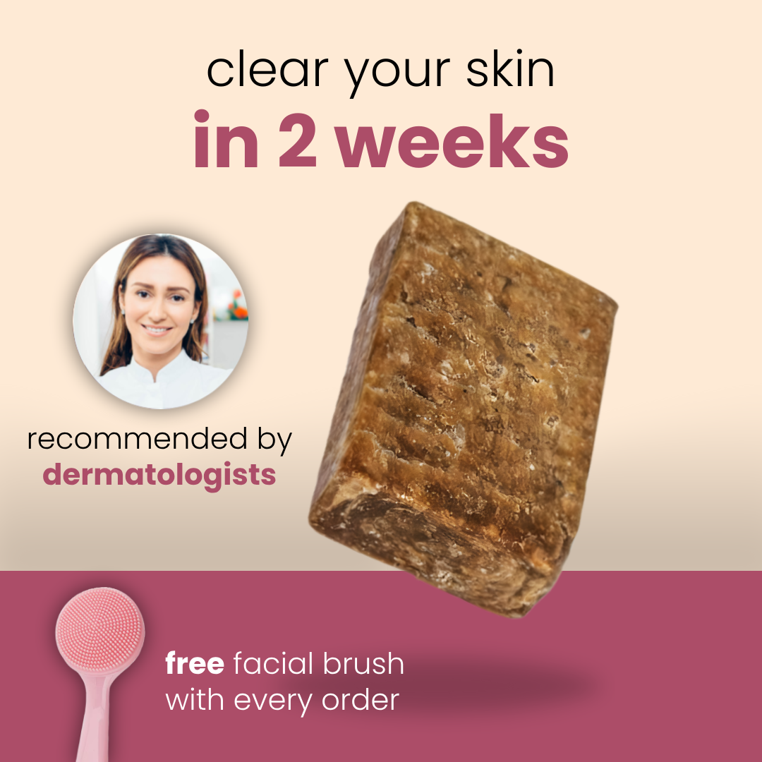 raw african black soap