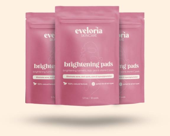 brightening turmeric & kojic acid pads