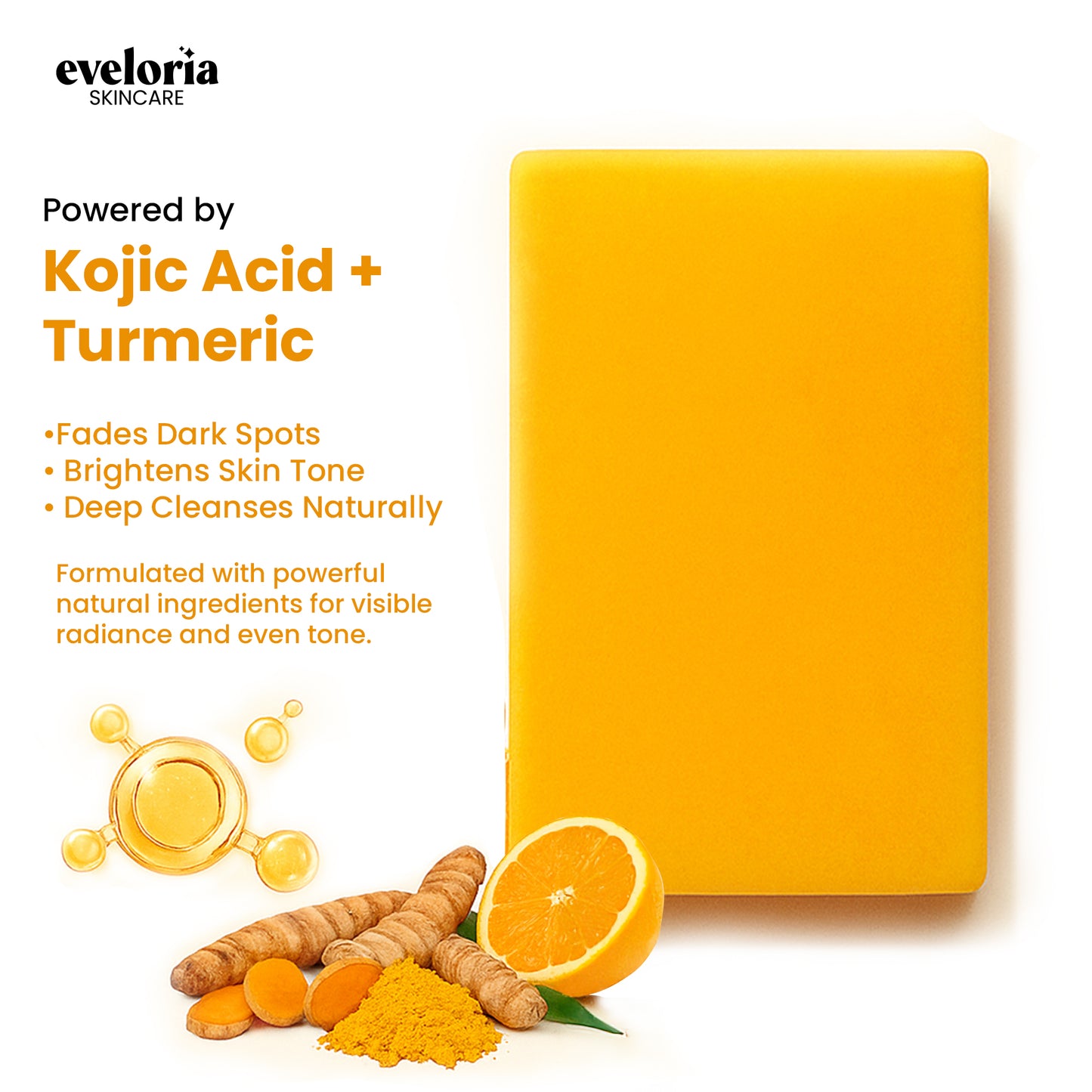 kojic acid & turmeric soap bar