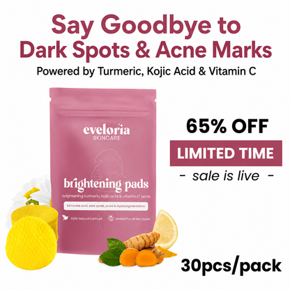 brightening turmeric & kojic acid pads