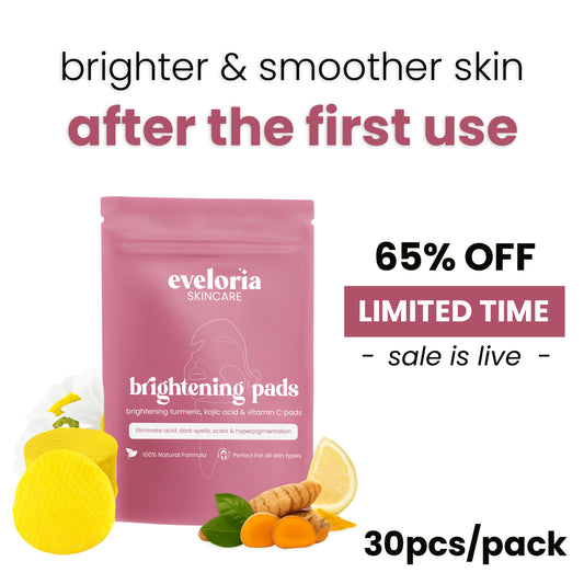 brightening turmeric & kojic acid pads