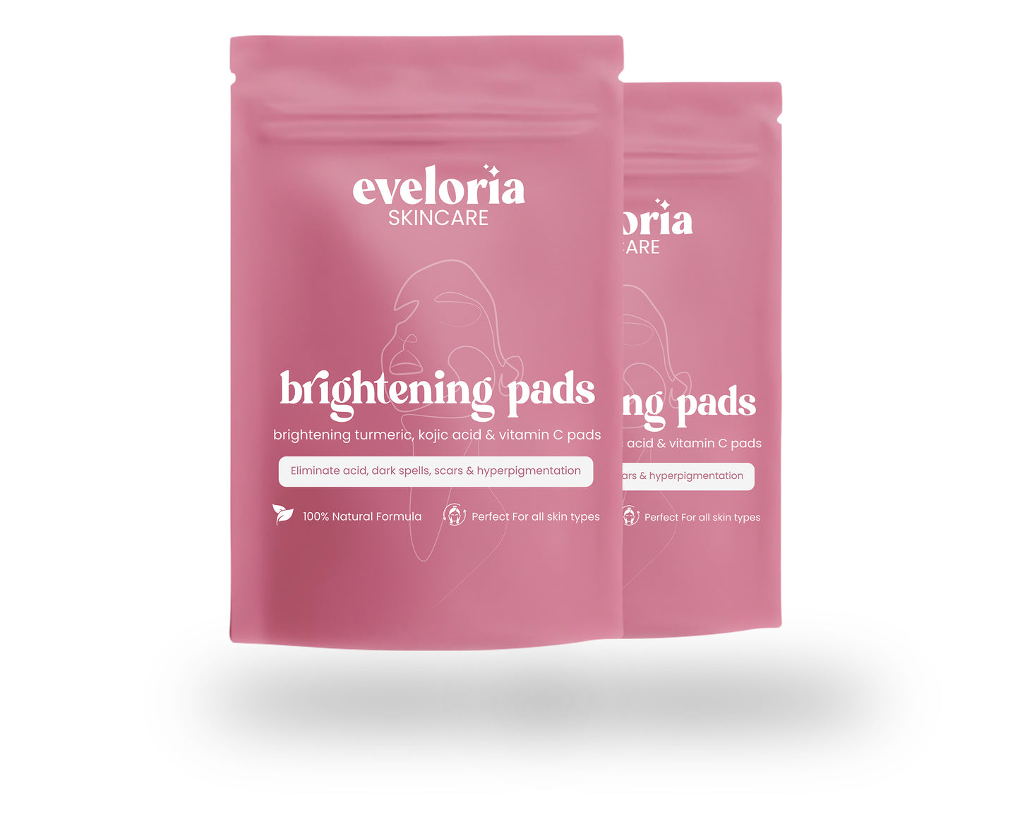 brightening turmeric & kojic acid pads