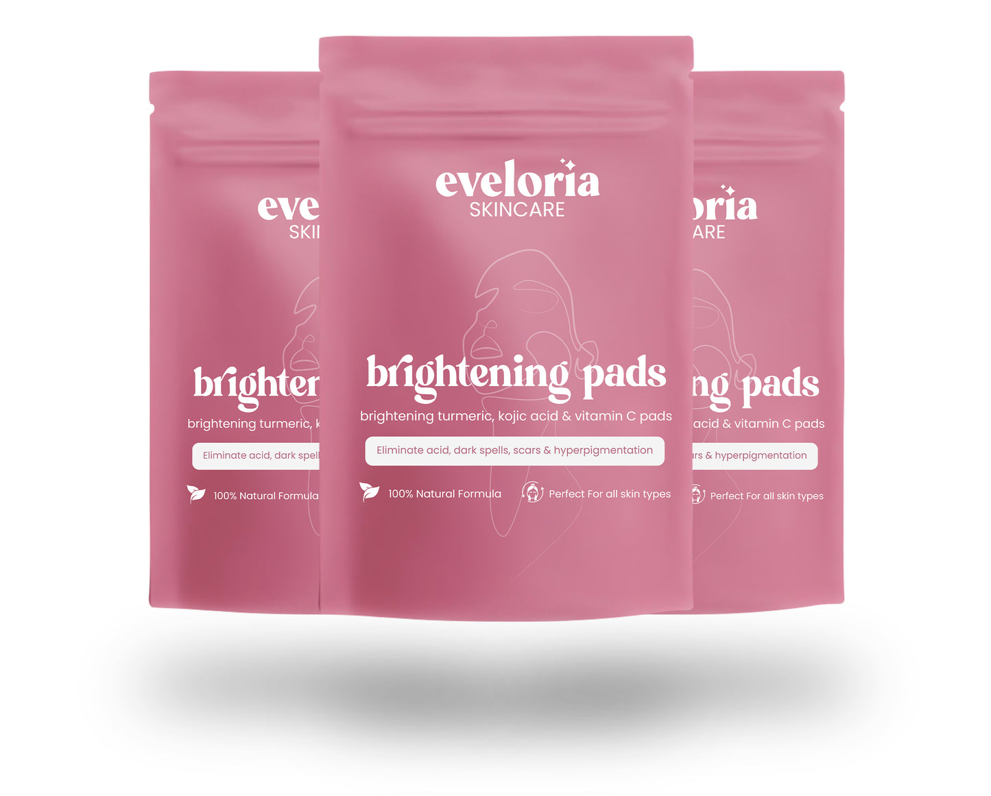 brightening turmeric & kojic acid pads